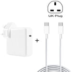 شاحن محمول 96 واط USB-C / Type-C مع كابل شحن USB-C / Type-C بطول 1.8 متر، قابس المملكة المتحدة 96 واط، قابس أستراليا 96 واط، قابس الولايات المتحدة 96 واط، قابس الاتحاد الأوروبي 96 واط