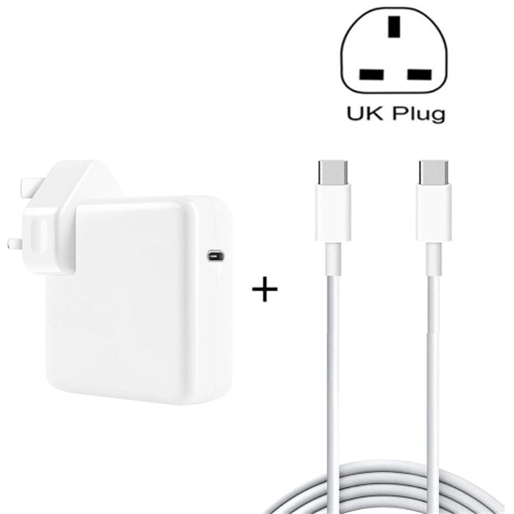 شاحن محمول 96 واط USB-C / Type-C مع كابل شحن USB-C / Type-C بطول 1.8 متر، قابس المملكة المتحدة 96 واط، قابس أستراليا 96 واط، قابس الولايات المتحدة 96 واط، قابس الاتحاد الأوروبي 96 واط