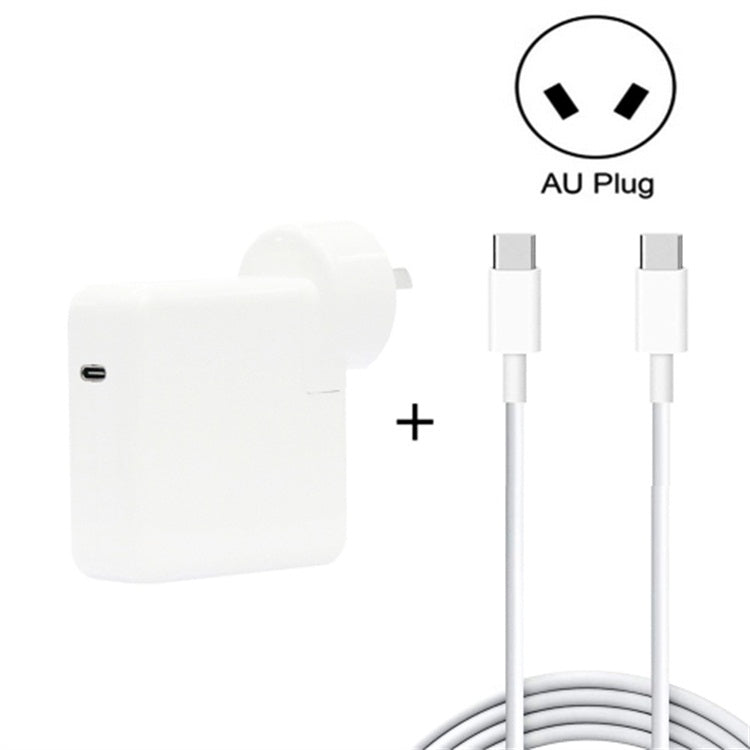 شاحن محمول 96 واط USB-C / Type-C مع كابل شحن USB-C / Type-C بطول 1.8 متر، قابس المملكة المتحدة 96 واط، قابس أستراليا 96 واط، قابس الولايات المتحدة 96 واط، قابس الاتحاد الأوروبي 96 واط