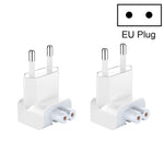 2 PCS XJ01 Power Adapter for iPad 10W 12W Charger & MacBook Series Charger, EU Plug, EU Plug