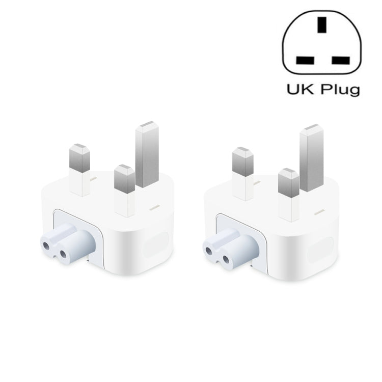 2 قطعة محول طاقة XJ01 لشاحن iPad 10W 12W وشاحن سلسلة MacBook، قابس المملكة المتحدة، قابس المملكة المتحدة