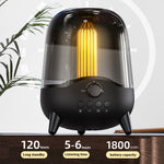 مكبر صوت موسيقى لاسلكي LP-20 مع ضوء ليلي LED وبلوتوث 5.0، يدعم بطاقة TF / AUX