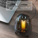 مكبر صوت موسيقى لاسلكي LP-20 مع ضوء ليلي LED وبلوتوث 5.0، يدعم بطاقة TF / AUX