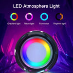 مكبر صوت بلوتوث محمول T&G TG192 مع ضوء LED ووميض، صوت باس محيطي ستيريو ثلاثي الأبعاد، يدعم راديو FM / بطاقة TF / USB