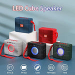 مكبر صوت بلوتوث محمول T&G TG311 مع مصباح LED، يدعم بطاقة TF / راديو FM / AUX 3.5 مم / قرص U
