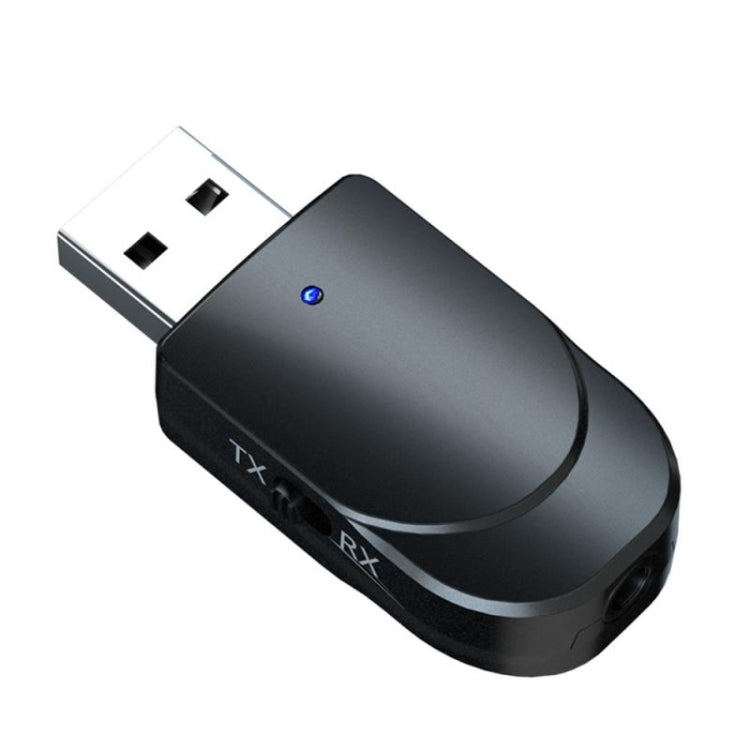 محول بلوتوث USB 5.0 KN330 2 في 1 مستقبل ومرسل لاسلكي للكمبيوتر والتلفاز والسيارة