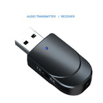 محول بلوتوث USB 5.0 KN330 2 في 1 مستقبل ومرسل لاسلكي للكمبيوتر والتلفاز والسيارة