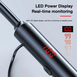 سماعة رأس ستيريو عنق 960 مغناطيسية مع شاشة LED تدعم بطاقة TF