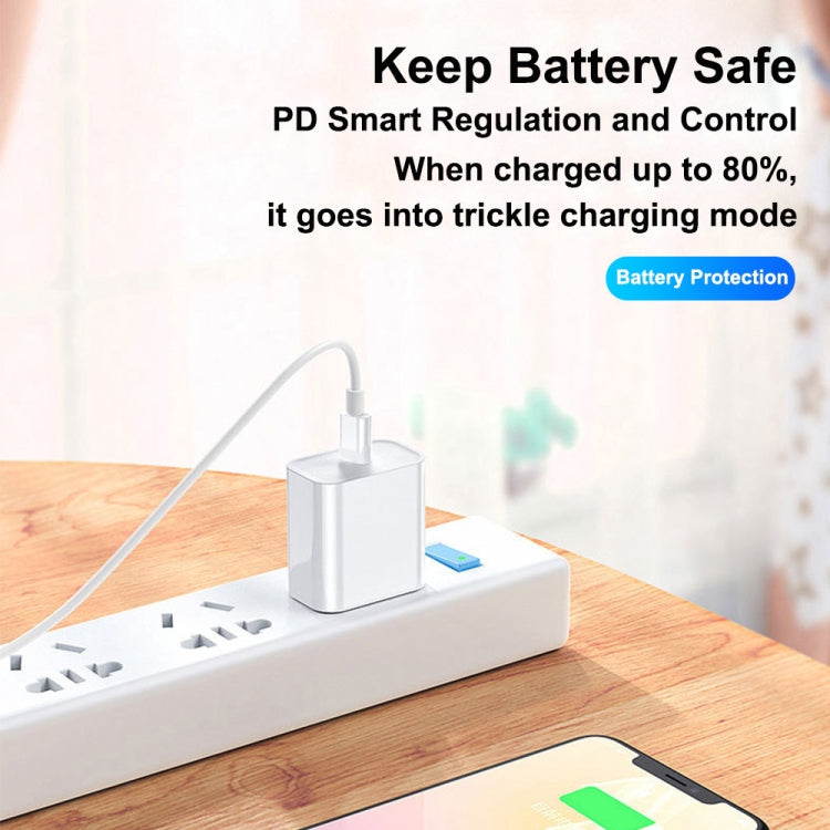 كابل شحن سريع ومزامنة بيانات PD20W USB-C / Type-C إلى 8 Pin لـ iPhone 13 / 12 Series، 1م، 1.5م، 2م