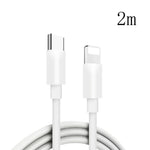 كابل شحن سريع ومزامنة بيانات PD20W USB-C / Type-C إلى 8 Pin لـ iPhone 13 / 12 Series، 1م، 1.5م، 2م