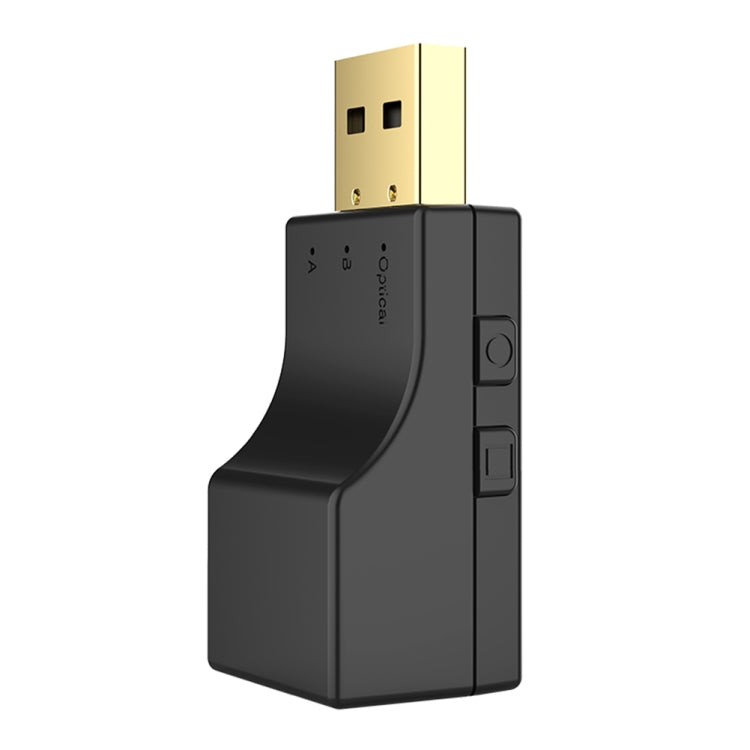 مرسل صوت بلوتوث 5.0 2 في 1 SW03 USB + SPDIF محول بصري لاسلكي منخفض الكمون للتلفاز والكمبيوتر