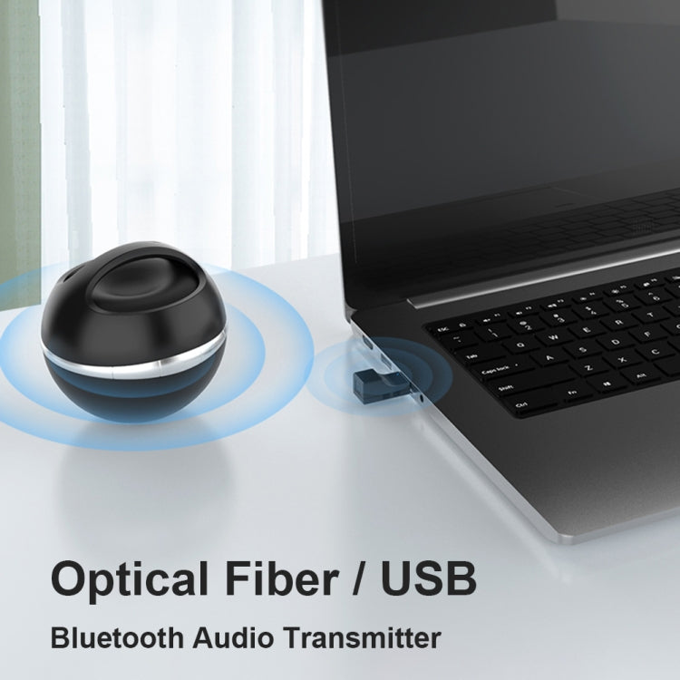 مرسل صوت بلوتوث 5.0 2 في 1 SW03 USB + SPDIF محول بصري لاسلكي منخفض الكمون للتلفاز والكمبيوتر