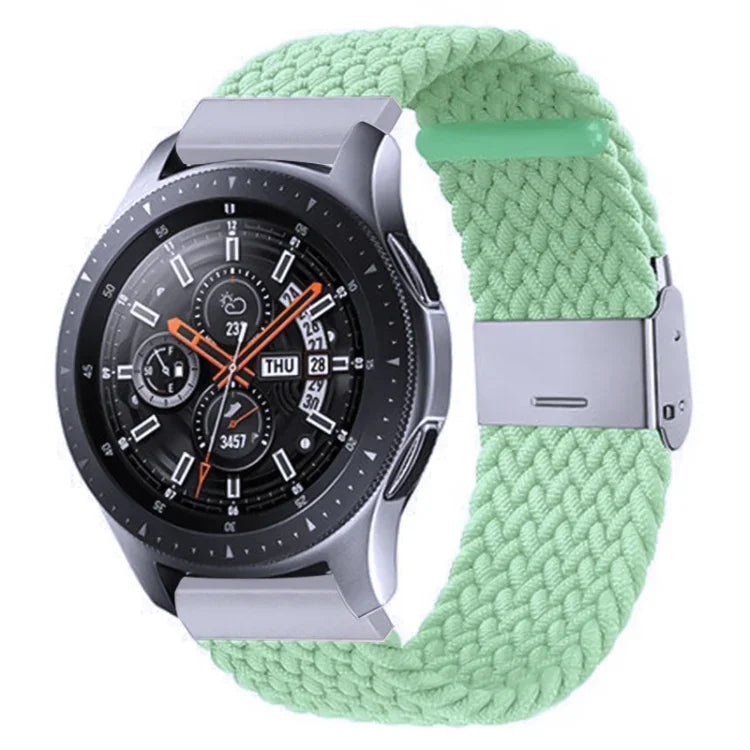 حزام مضفر من النايلون بمشبك معدني لسامسونج جالاكسي ووتش 4 20مم، 20مم
