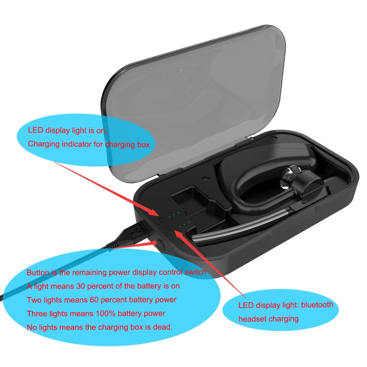 صندوق شحن سماعة بلوتوث لـ Plantronics Voyager Legend / Voyager 5200