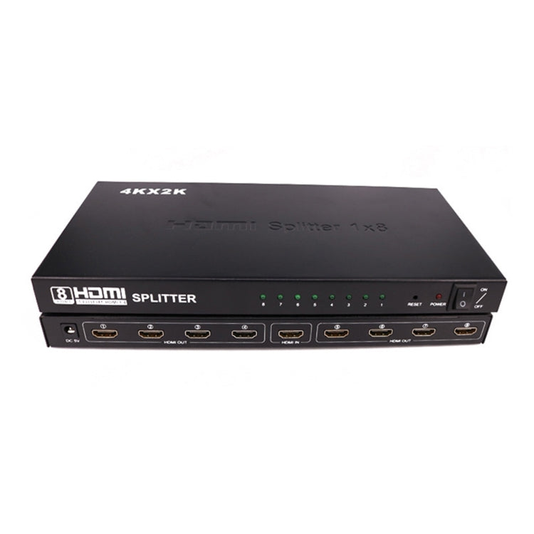 مقسم HDMI 1 × 8 بدقة 4K × 2K 3840*2160/30 هرتز، 1 × 8 4K × 2K
