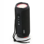 مكبر صوت موسيقى بلوتوث محمول خارجي مقاوم للماء T&G TG227 مع ضوء LED، يدعم FM / بطاقة TF / USB