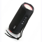 مكبر صوت موسيقى بلوتوث محمول خارجي مقاوم للماء T&G TG227 مع ضوء LED، يدعم FM / بطاقة TF / USB