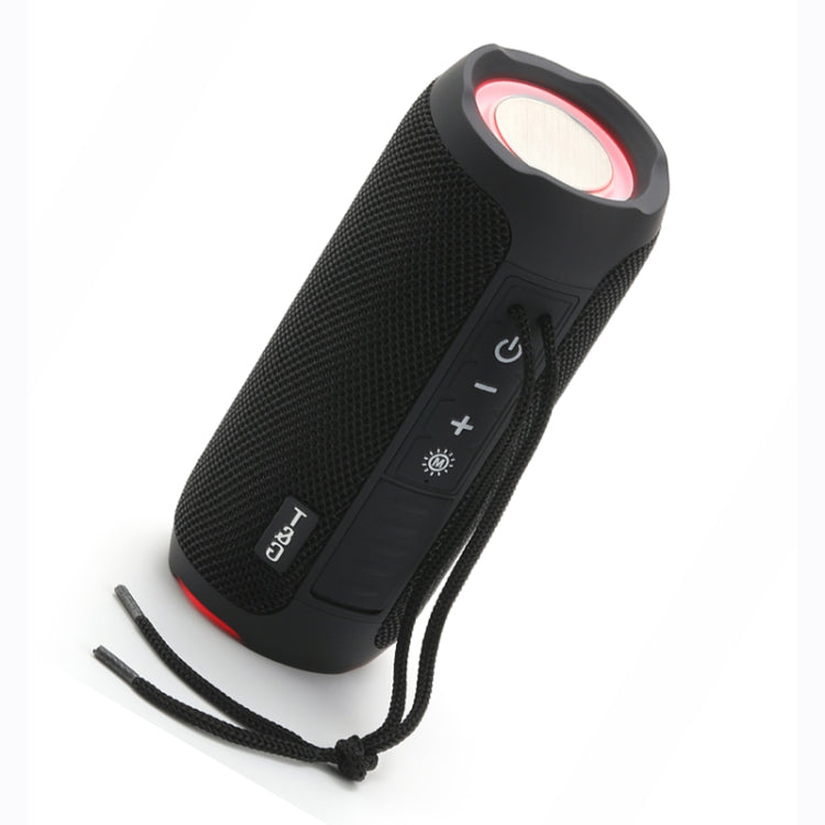 مكبر صوت موسيقى بلوتوث محمول خارجي مقاوم للماء T&G TG227 مع ضوء LED، يدعم FM / بطاقة TF / USB