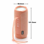 مكبر صوت موسيقى بلوتوث محمول خارجي مقاوم للماء T&G TG227 مع ضوء LED، يدعم FM / بطاقة TF / USB