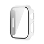 غطاء حماية مقاوم للصدمات من PC مع فيلم زجاج مقسّى، لسلسلة Apple Watch 9 / 8 / 7 مقاس 45مم، لسلسلة Apple Watch 9 / 8 / 7 مقاس 41مم