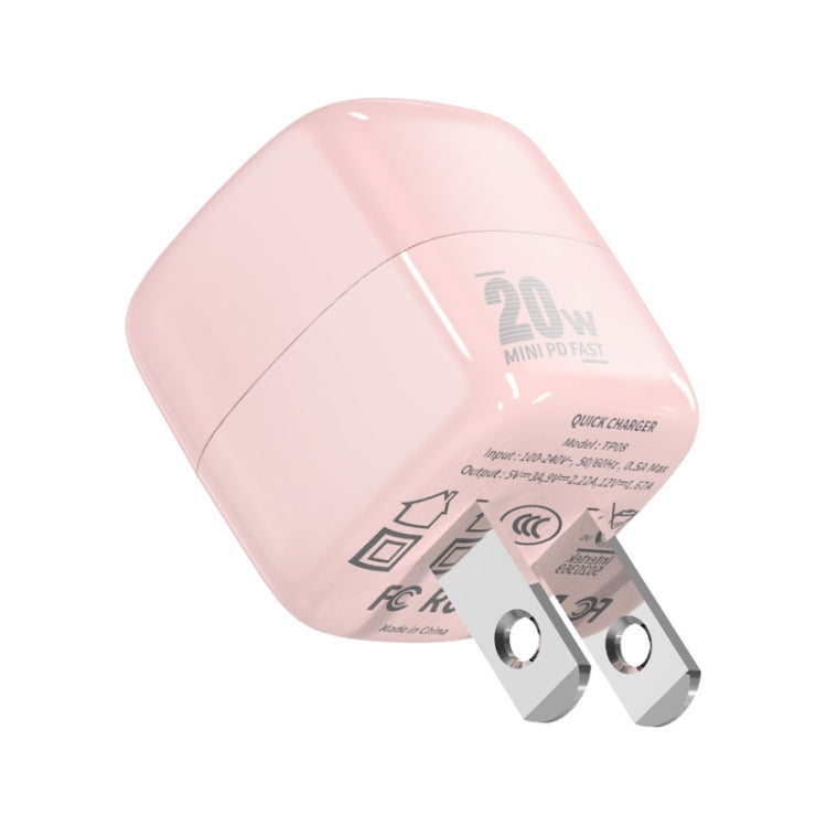 شاحن سريع صغير ENKAY APQ-011 PD 20 واط USB-C / Type-C، قابس الولايات المتحدة