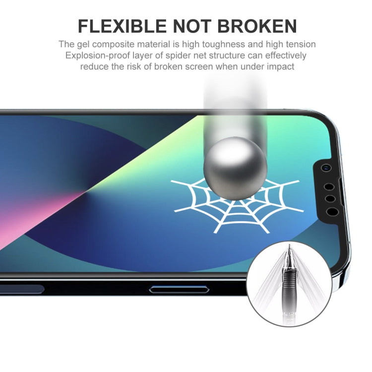 فيلم هيدروجيل مقاوم للانفجار ENKAY كامل اللصق لهاتف iPhone 13 Pro Max