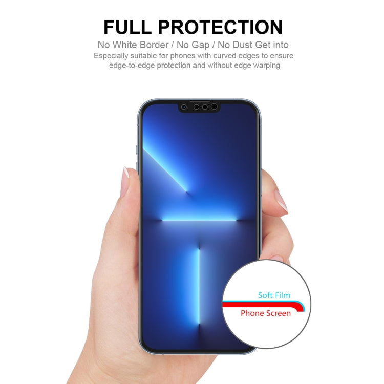 2 قطعة من فيلم هيدروجيل مقاوم للانفجار ENKAY كامل اللصق لهواتف iPhone 13 / 13 Pro