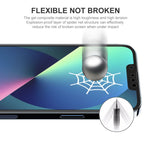 2 قطعة من فيلم هيدروجيل مقاوم للانفجار ENKAY كامل اللصق لهواتف iPhone 13 / 13 Pro
