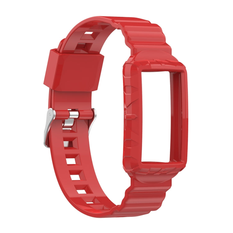 Silicone One Body Armor Watch Strap, For Fitbit Charge 5, For Fitbit Charge 4, For Fitbit Charge 4 SE, For Fitbit Charge 3 SE