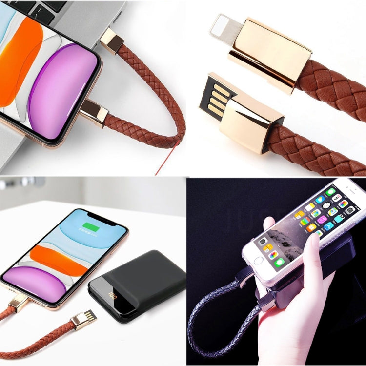 XJ-73 سوار شحن ومزامنة بيانات USB إلى 8 Pin بطول 20 سم، 8 Pin، 20 سم 8 Pin