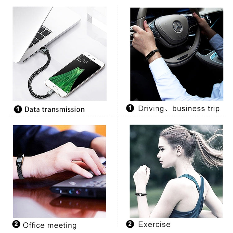 XJ-73 سوار شحن ومزامنة بيانات USB إلى 8 Pin بطول 20 سم، 8 Pin، 20 سم 8 Pin