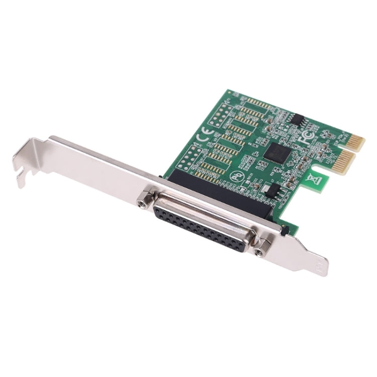 بطاقة رفع PCI-E لمنفذ متوازي DB25 25 دبوس للطابعة LPT إلى PCI-E Express، محول AX99100