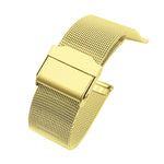 Stainless Steel Milan Double Insurance Buckle Watch Strap, For Huawei Watch GT 3 42mm, For Huawei Watch GT 2 42mm, For Huawei Watch 2, For Huawei Honor Watch ES