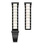 Metal Three Beads + Resin Strap, For Huawei Watch GT 3 46mm / GT Runner, For Huawei Watch GT 3 42mm / Watch GT 2 42mm