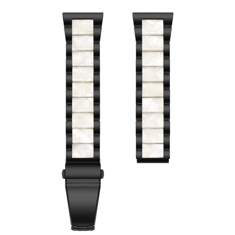 Metal Three Beads + Resin Strap, For Huawei Watch GT 3 46mm / GT Runner, For Huawei Watch GT 3 42mm / Watch GT 2 42mm