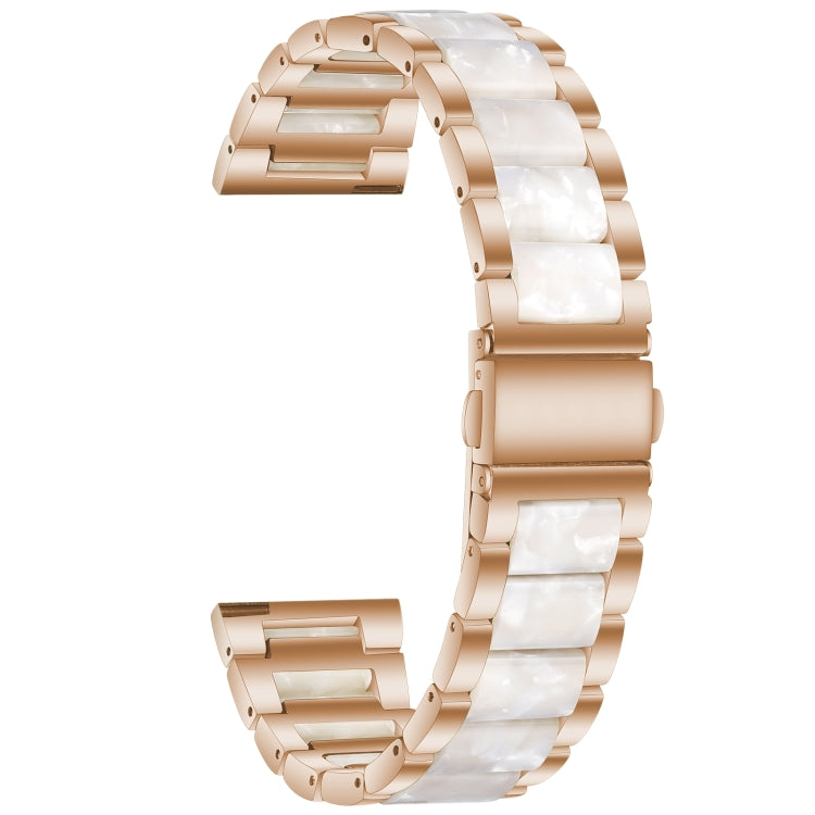 Metal Three Beads + Resin Strap, For Huawei Watch GT 3 46mm / GT Runner, For Huawei Watch GT 3 42mm / Watch GT 2 42mm