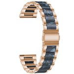 Metal Three Beads + Resin Strap, For Huawei Watch GT 3 46mm / GT Runner, For Huawei Watch GT 3 42mm / Watch GT 2 42mm