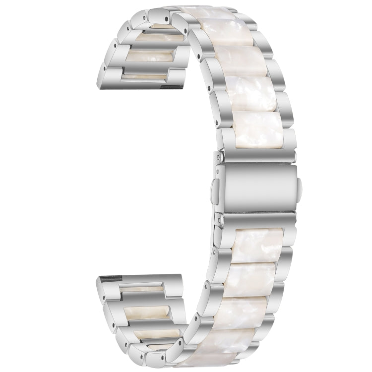 Metal Three Beads + Resin Strap, For Huawei Watch GT 3 46mm / GT Runner, For Huawei Watch GT 3 42mm / Watch GT 2 42mm