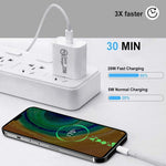 شاحن سفر AU-20W PD USB-C / Type-C مع كابل بيانات Type-C إلى Type-C، قابس AU، قابس AU + كابل PD بطول 1 متر، قابس AU + كابل PD بطول 2 متر