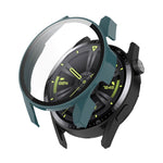 Shockproof PC Case with Tempered Glass Film, For Huawe Watch GT 3 46mm, For Huawe Watch GT 3 42mm
