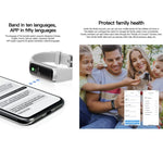 سوار لياقة ذكي مقاوم للماء بمعيار IP67 بشاشة 1.1 بوصة C60