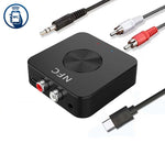 محول صوت بلوتوث 5.0 ومرسل ومستقبل NFC BT-21 RCA 3.5 مم AUX، BT-21