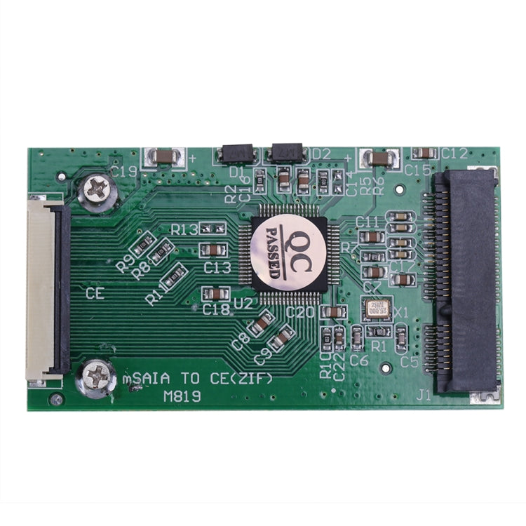 بطاقة محول Mini PCI-E SATA mSATA SSD إلى 40 دبوس 1.8 بوصة ZIF CE SSD