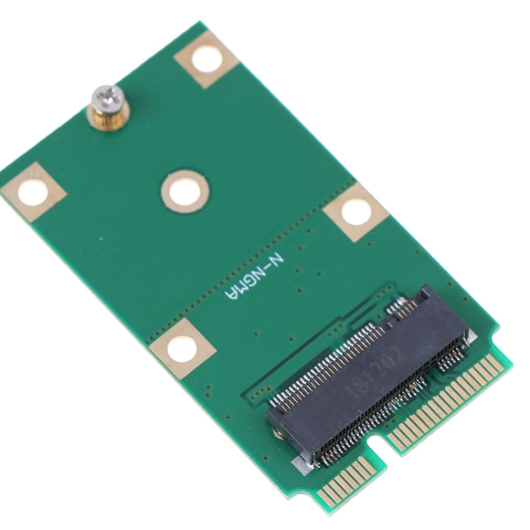 بطاقة محول Mini PCI-E M.2 NGFF 30 مم 42 مم SSD إلى 52 دبوس mSATA