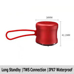 مكبر صوت بلوتوث محمول لاسلكي صغير EWA A119 مقاوم للماء بمعيار IPX7 TWS