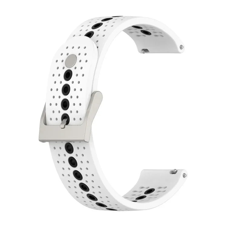 Two-Color Silicone Breathable Strap, For Samsung Gear S2 Classic, For Samsung Galaxy Gear Sport