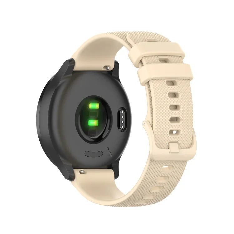 22mm Checkered Silicone Strap, For Samsung Galaxy Watch3 45MM, For Samsung Galaxy Watch 46mm, For Samsung Gear S3 Classic