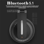 سماعة رأس ستيريو لاسلكية Fingertime P6 بتقنية بلوتوث 5.1 مع ميكروفون