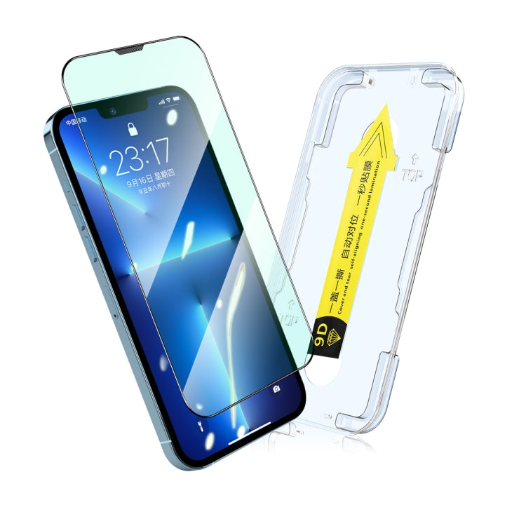 ENKAY Quick Stick Eye-protection Tempered Glass Film, For iPhone 13 mini, For iPhone 13 / 13 Pro, For iPhone 13 Pro Max