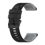 22mm Silicone Mixing Color Watch Strap, For Garmin Forerunner 945, For Garmin Instinct